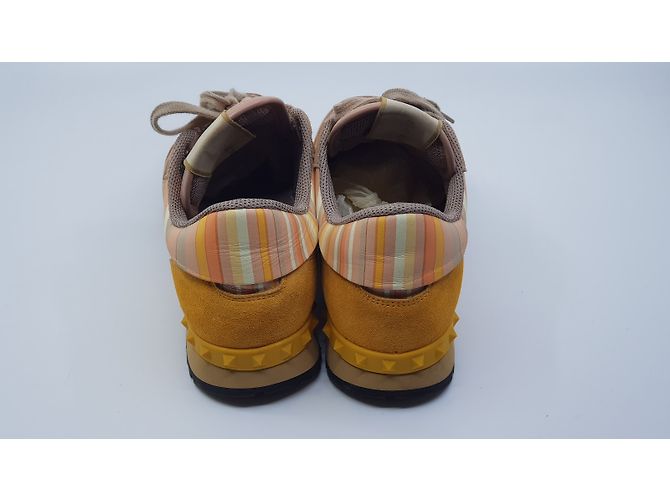 Sneakers Valentino Rockstud in pelle multicolore 39 - vista 9