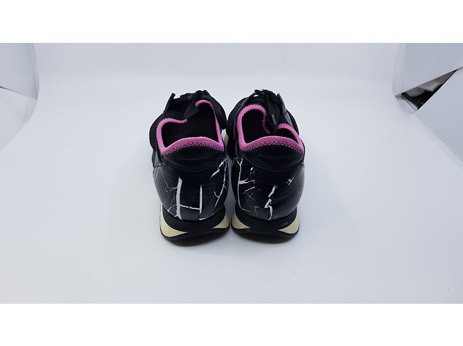 Balenciaga Race Sneaker schwarz Leder - Ansicht 4