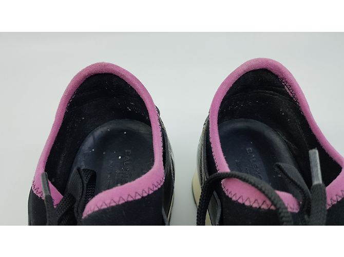 Balenciaga Race Sneaker schwarz Leder - Ansicht 6