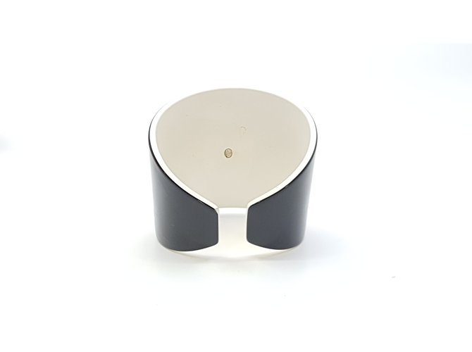 Chanel bofetada Negro Blanco - vista 3