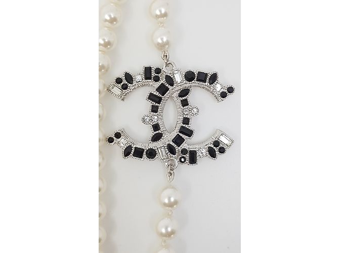 Chanel Halsketten Schwarz Weiß - Ansicht 4