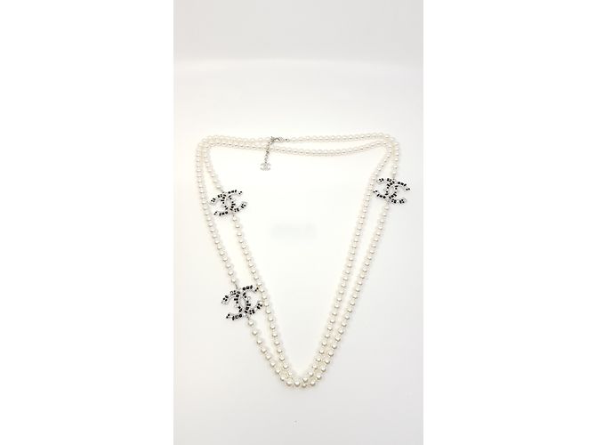 Chanel Halsketten Schwarz Weiß - Ansicht 7
