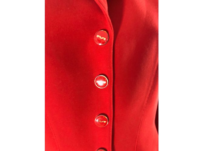 Thierry Mugler Giacca rossa corta - vista 11