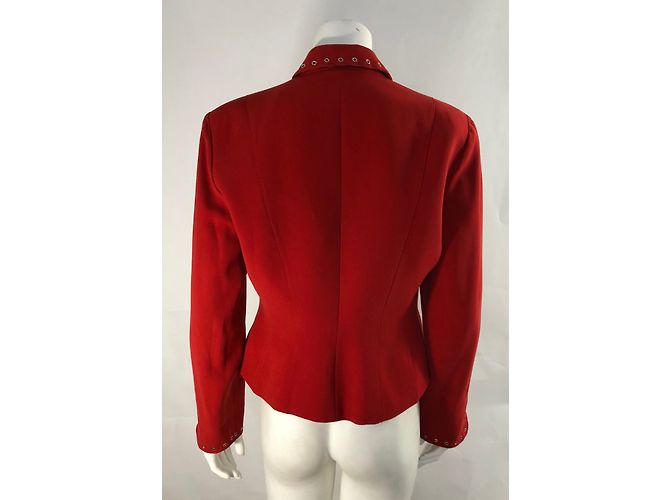 Thierry Mugler Giacca rossa corta - vista 2
