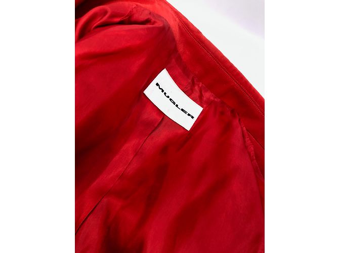 Thierry Mugler Giacca rossa corta - vista 6