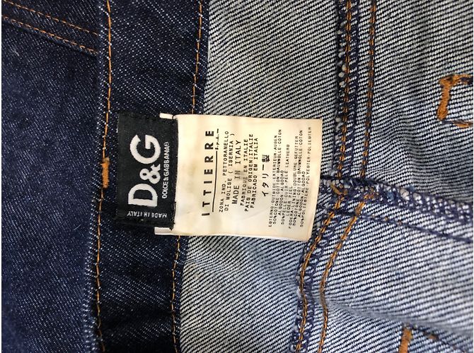 Falda Dolce & Gabbana de gamuza y denim - vista 3