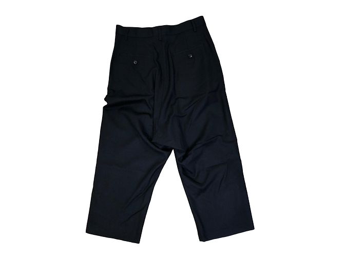 Pantalón negro de lana Junya Watanabe S - vista 5