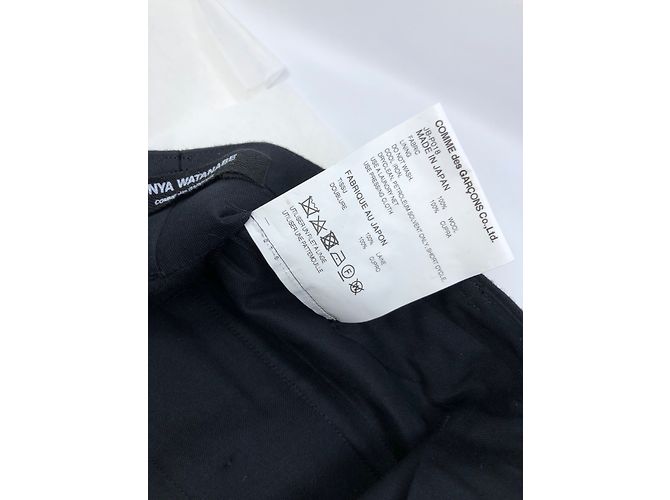 Pantalón negro de lana Junya Watanabe S - vista 7
