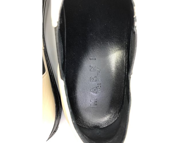 Marni Beige Lederturnschuhe - Ansicht 10
