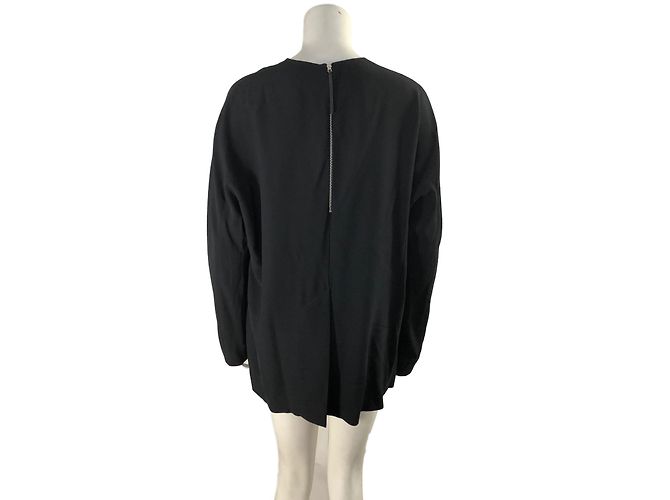 Top oversize Marni de viscosa azul oscuro - vista 2