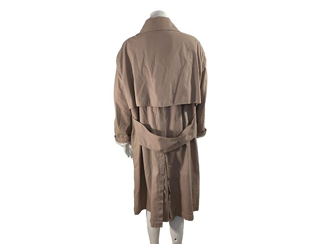Gabardina Burberry de algodón rosa taupe Gris pardo - vista 2