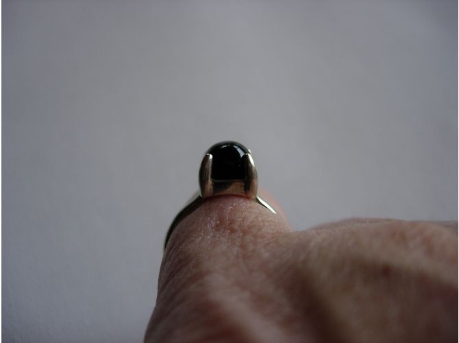 Tiffany & Co Sugar Stacks di Paloma Picasso in argento con onice nero T 48 - vista 4