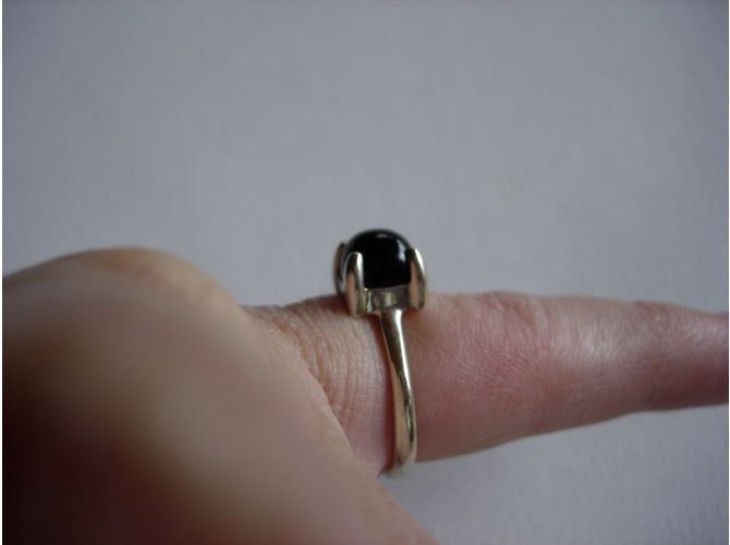 Tiffany & Co Sugar Stacks di Paloma Picasso in argento con onice nero T 48 - vista 6