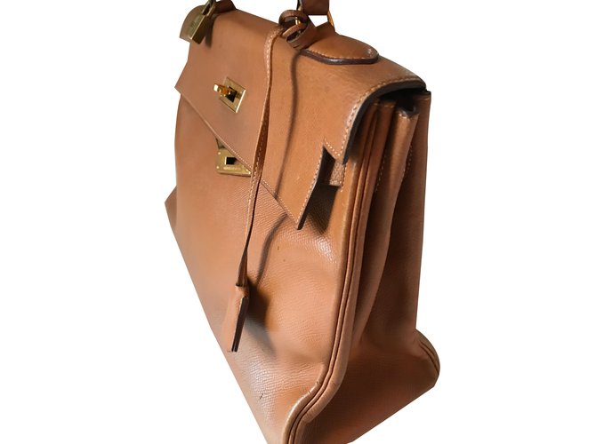 Hermès Kelly 1986 o 1987 Beige Caramelo - vista 2