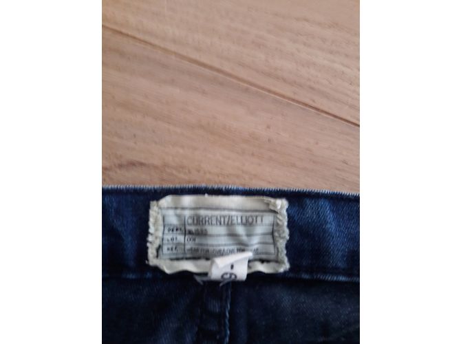 Jeans skinny Current Elliott azul oscuro algodón talla 29 - vista 2