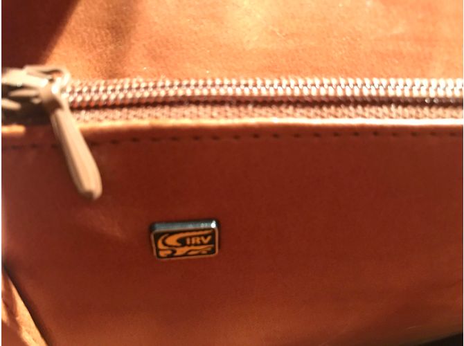 Autre Marque Bolsa de couro de crocodilo caramelo - vista 5