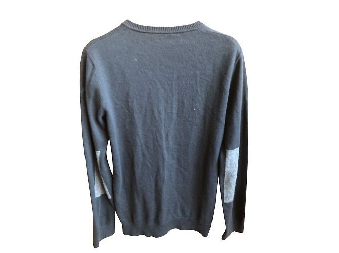 Ikks Grey V-neck Wool Sweater - view 2