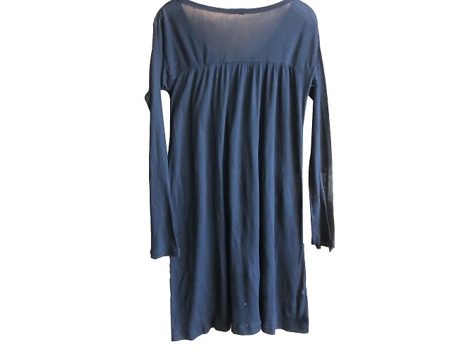 Vestido Miu Miu de mezcla de algodón negro - vista 2