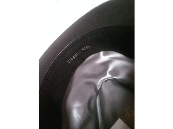 Autre Marque Cappello Fedora Stetson Penn Grigio in Feltro - vista 5
