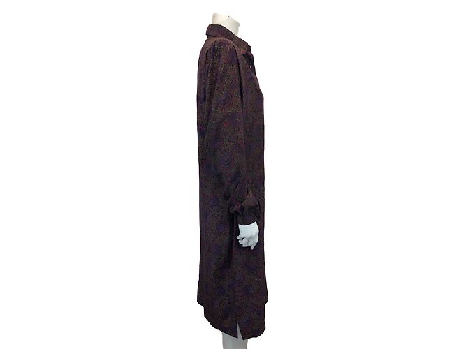Jean Louis Scherrer Seidenkleid Silber M/L - Ansicht 3