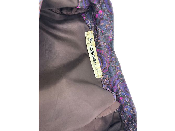 Jean Louis Scherrer Seidenkleid Silber M/L - Ansicht 6