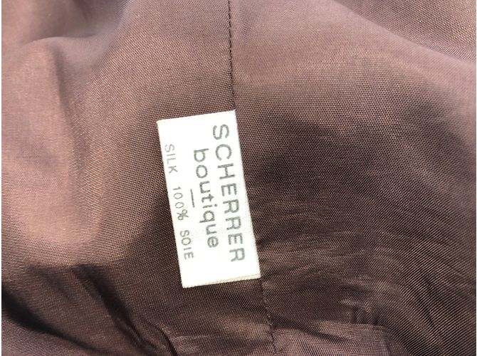 Jean Louis Scherrer Seidenkleid Silber M/L - Ansicht 7