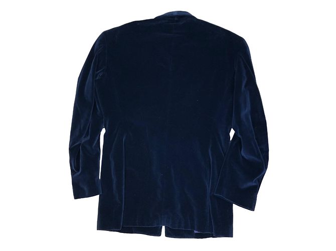 Giacca in velluto blu Thierry Mugler - vista 2