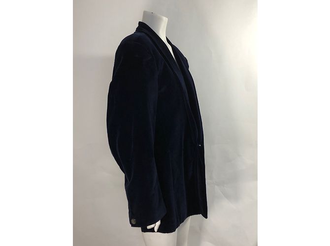 Giacca in velluto blu Thierry Mugler - vista 4