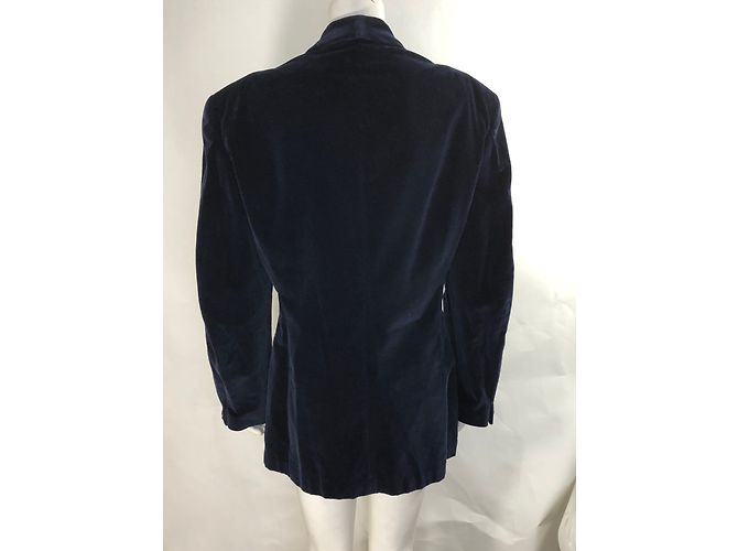 Giacca in velluto blu Thierry Mugler - vista 5
