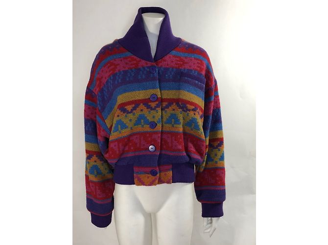 Autre Marque Chaqueta Arneau Pier con estampado azteca - vista 2