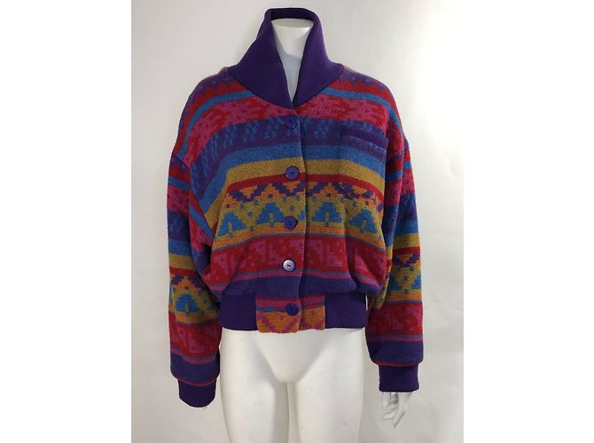 Autre Marque Chaqueta Arneau Pier con estampado azteca - vista 3