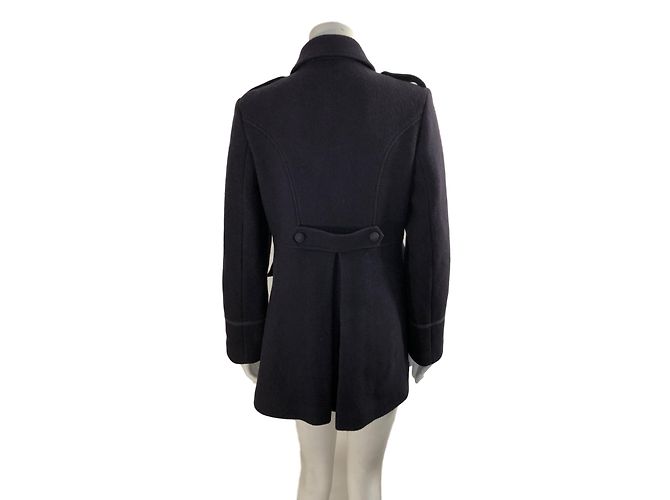 Abrigo de lana azul Armand Ventilo - vista 4