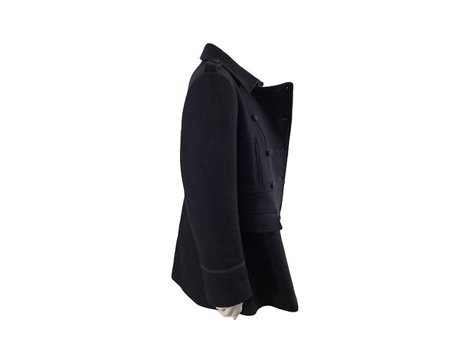 Abrigo de lana azul Armand Ventilo - vista 6
