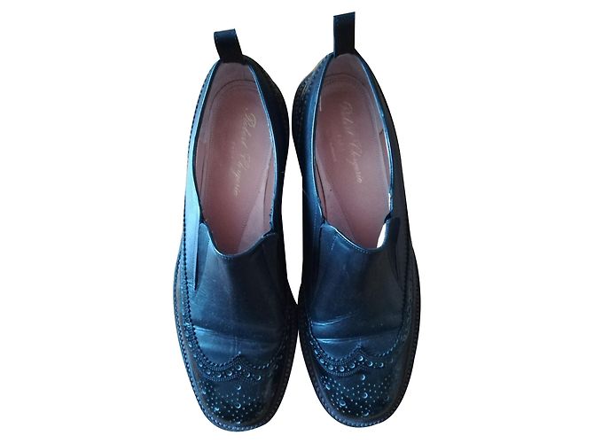 Mocassini Robert Clergerie in pelle nera Nero - vista 2