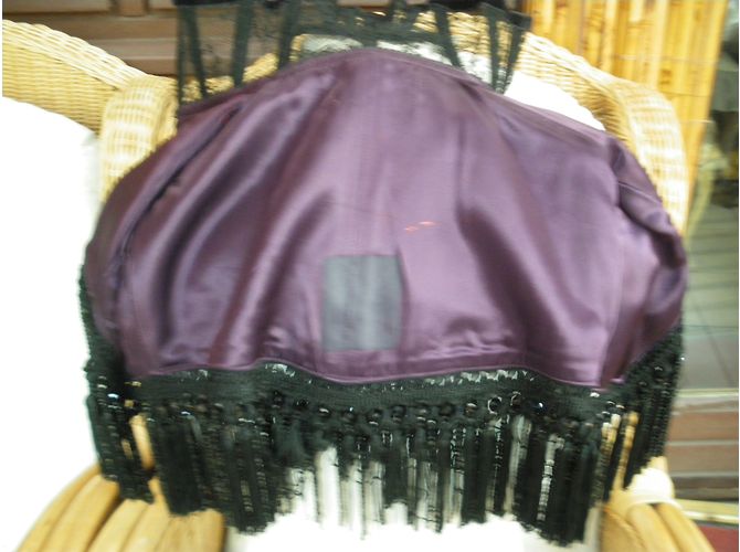 Autre Marque Capa de viscosa negra Negro - vista 6