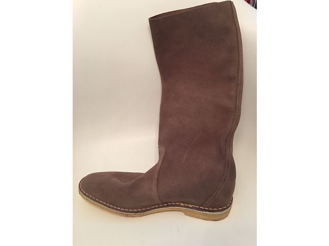 Pierre Hardy Lederstiefel Taupe - Ansicht 2