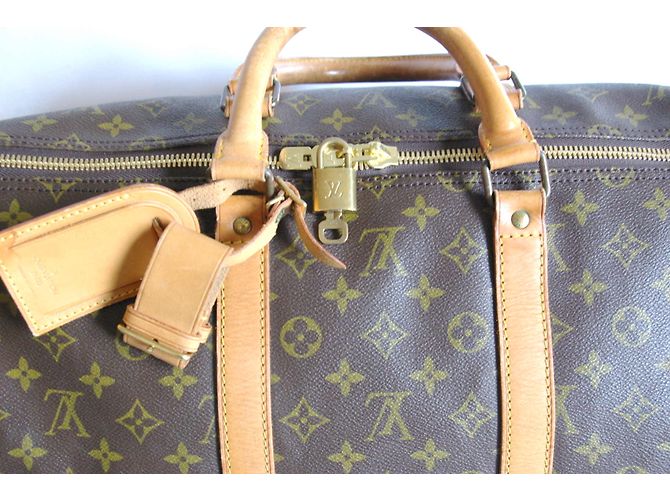 Louis Vuitton neverfull MM Castanho claro - vista 6