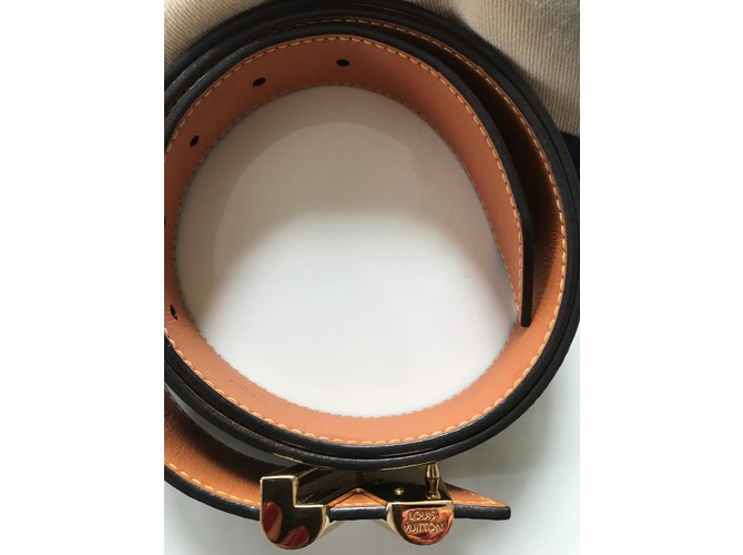Louis Vuitton Damas de ébano con V Loop Chocolate - vista 3