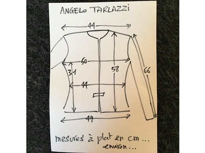 Angelo Tarlazzi Spencer Jacket Grey Wool - view 9
