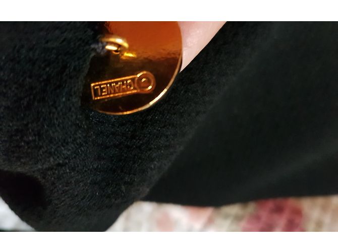 Vestido de abrigo CHANEL Negro - vista 6