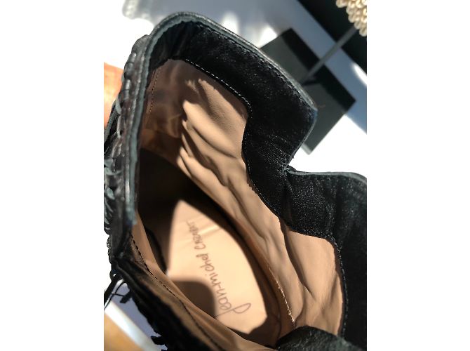 Botines con flecos de cuero negro Jean Michel Cazabat - vista 5