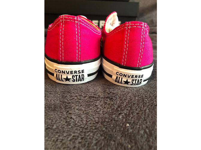 Tênis Converse Rosa de Algodão Infantil - vista 2