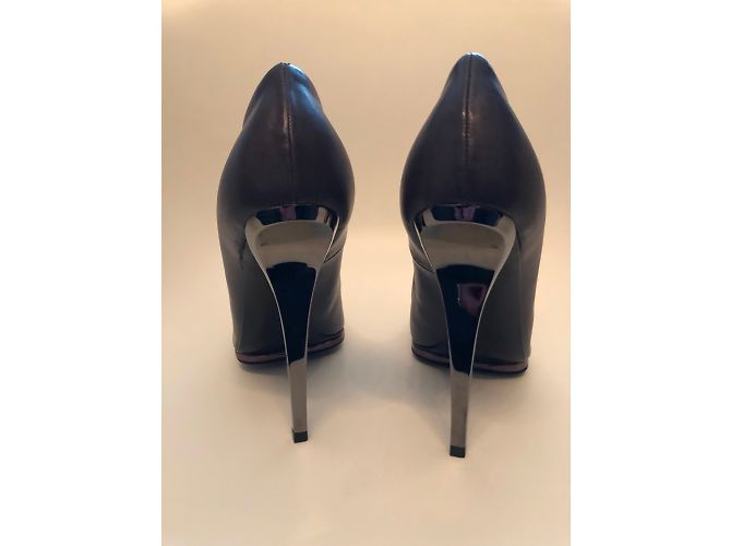 Stella Mc Cartney Stella McCartney Stiletto Pumps Anthrazitgrau - Ansicht 3