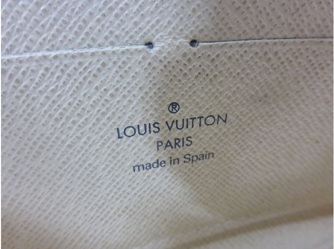 Louis Vuitton ZIPPY DAMIER AZUR WALLET Beige Bianco sporco - vista 10
