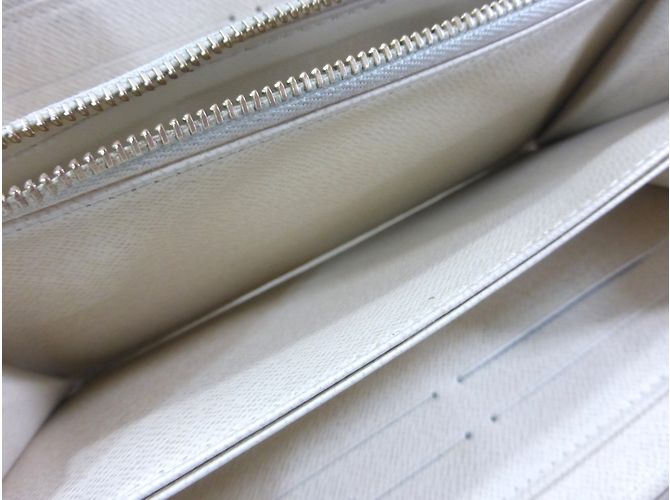 Louis Vuitton ZIPPY DAMIER AZUR WALLET Beige Bianco sporco - vista 13