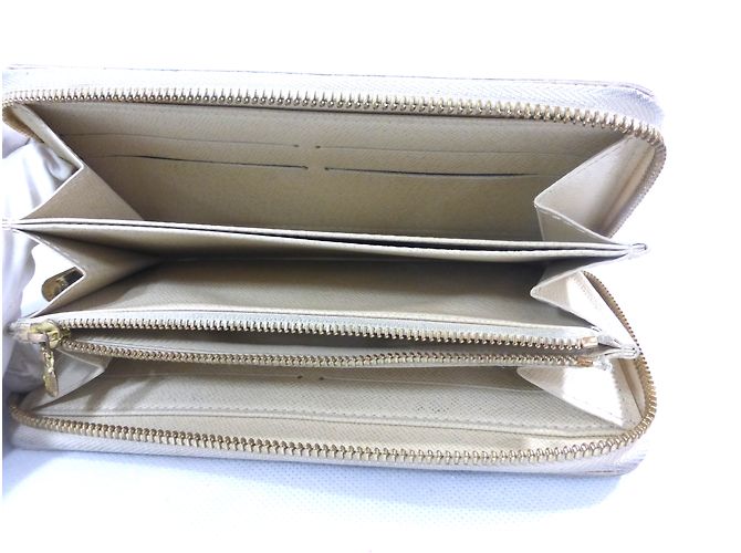 Louis Vuitton ZIPPY DAMIER AZUR WALLET Beige Bianco sporco - vista 17