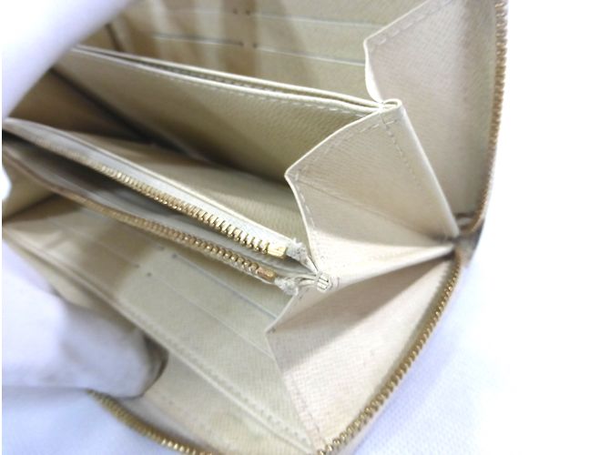 Louis Vuitton ZIPPY DAMIER AZUR WALLET Beige Bianco sporco - vista 18