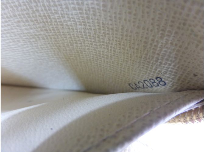 Louis Vuitton ZIPPY DAMIER AZUR WALLET Beige Bianco sporco - vista 20