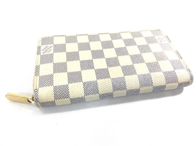 Louis Vuitton ZIPPY DAMIER AZUR WALLET Beige Bianco sporco - vista 6