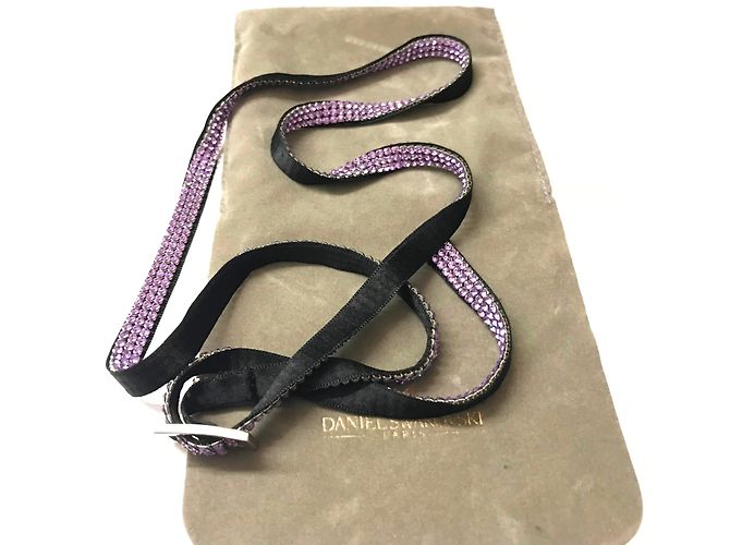 Set Bracciale e Cintura Swarovski Cristalli Lilla Lavanda - vista 17